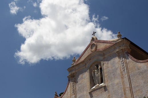 A general view of the church of San Giuseppe on June 11, 2011 in Taormina, Italy.